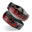American Distressed Flag Panel - Full Body Skin Decal Wrap Kit for Disney Magic Band