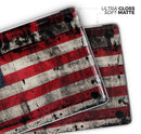 American Distressed Flag Panel // Skin Decal Wrap Kit Compatible with the Apple MacBook Pro, Pro with Touch Bar or Air (11, 12, 13, 15 & 16" - All Versions Available)