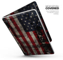 American Distressed Flag Panel // Skin Decal Wrap Kit Compatible with the Apple MacBook Pro, Pro with Touch Bar or Air (11, 12, 13, 15 & 16" - All Versions Available)