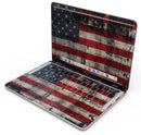 American Distressed Flag Panel // Skin Decal Wrap Kit Compatible with the Apple MacBook Pro, Pro with Touch Bar or Air (11, 12, 13, 15 & 16" - All Versions Available)