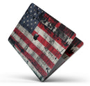 American Distressed Flag Panel // Skin Decal Wrap Kit Compatible with the Apple MacBook Pro, Pro with Touch Bar or Air (11, 12, 13, 15 & 16" - All Versions Available)
