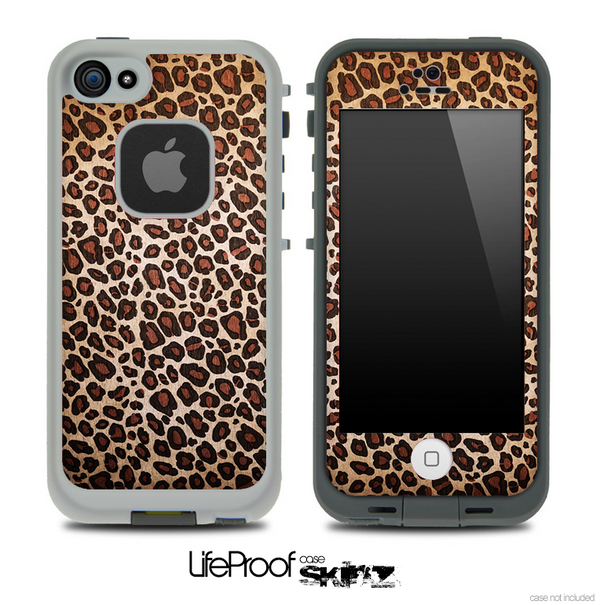 Vibrant Cheetah Animal Print V5 Skin for the iPhone 5 or 4/4s LifeProof Case