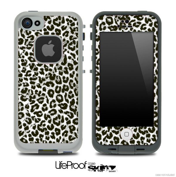 Neutral Cheetah Print Vector V3 Skin for the iPhone 5 or 4/4s LifeProof Case