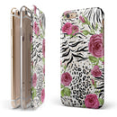 Animal Vibe Floral iPhone 6/6s or 6/6s Plus 2-Piece Hybrid INK-Fuzed Case