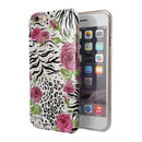 Animal Vibe Floral iPhone 6/6s or 6/6s Plus 2-Piece Hybrid INK-Fuzed Case