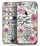 Animal Vibe Floral - Sectioned Skin-Kit for the iPhone 7 or 7 Plus