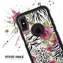Animal Vibe Floral - Skin Kit for the iPhone OtterBox Cases