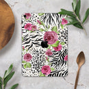 Animal Vibe Floral - Full Body Skin Decal for the Apple iPad Pro 12.9", 11", 10.5", 9.7", Air or Mini (All Models Available)