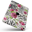 Animal Vibe Floral - Full Body Skin Decal for the Apple iPad Pro 12.9", 11", 10.5", 9.7", Air or Mini (All Models Available)