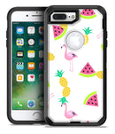 Animated Flamingos and Fruit - iPhone 7 Plus/8 Plus OtterBox Case & Skin Kits