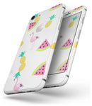 Animated Flamingos and Fruit - Skin-kit for the iPhone 8 or 8 Plus