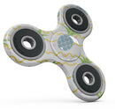 Animated Retro Pineapples Full-Body Fidget Spinner Skin-Kit