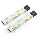 Animated Retro Pineapples - Premium Decal Protective Skin-Wrap Sticker compatible with the Juul Labs vaping device