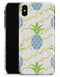 Animated Retro Pineapples - iPhone X Clipit Case