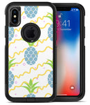 Animated Retro Pineapples - iPhone X OtterBox Case & Skin Kits