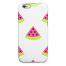 Animated Watermelon Pattern iPhone 6/6s or 6/6s Plus 2-Piece Hybrid INK-Fuzed Case