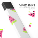 Animated Watermelon Pattern - Premium Decal Protective Skin-Wrap Sticker compatible with the Juul Labs vaping device