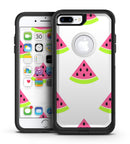 Animated Watermelon Pattern - iPhone 7 or 7 Plus Commuter Case Skin Kit