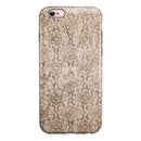 Antique Cocoa Rose Table iPhone 6/6s or 6/6s Plus 2-Piece Hybrid INK-Fuzed Case