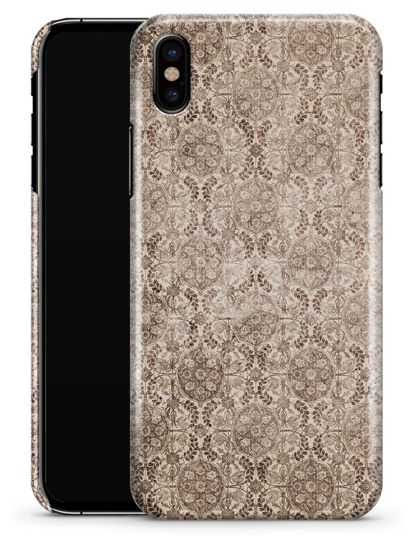 Antique Cocoa Rose Table - iPhone X Clipit Case