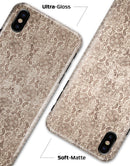 Antique Cocoa Rose Table - iPhone X Clipit Case