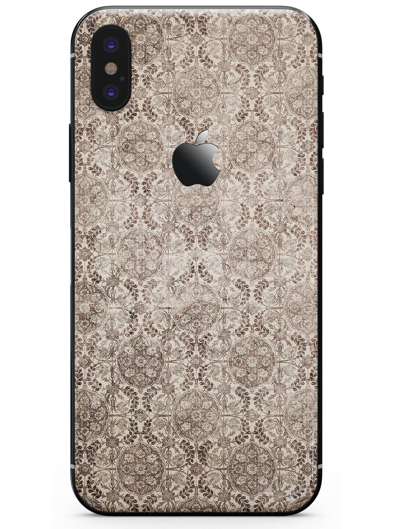Antique Cocoa Rose Table - iPhone X Skin-Kit