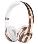 Antique Cocoa and Tan Vertical Stripes Full-Body Skin Kit for the Beats by Dre Solo 3 Wireless Headphones