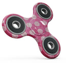 Antique Magenta and Pink Polkadotted Pattern Full-Body Fidget Spinner Skin-Kit