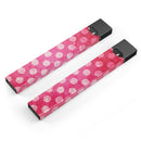 Antique Magenta and Pink Polkadotted Pattern - Premium Decal Protective Skin-Wrap Sticker compatible with the Juul Labs vaping device