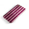 Antique Magenta and Pink Vertical Stripes iPhone 6/6s or 6/6s Plus 2-Piece Hybrid INK-Fuzed Case