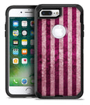 Antique Magenta and Pink Vertical Stripes - iPhone 7 Plus/8 Plus OtterBox Case & Skin Kits