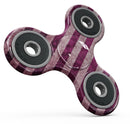 Antique Magenta and Pink Vertical Stripes Full-Body Fidget Spinner Skin-Kit