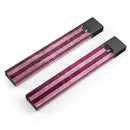 Antique Magenta and Pink Vertical Stripes - Premium Decal Protective Skin-Wrap Sticker compatible with the Juul Labs vaping device