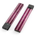Antique Magenta and Pink Vertical Stripes - Premium Decal Protective Skin-Wrap Sticker compatible with the Juul Labs vaping device