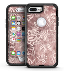 Antique Marron Floral Damask Pattern - iPhone 7 Plus/8 Plus OtterBox Case & Skin Kits