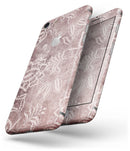 Antique Marron Floral Damask Pattern - Skin-kit for the iPhone 8 or 8 Plus