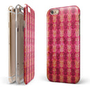 Antique Pink and Yellow Damask Pattern iPhone 6/6s or 6/6s Plus 2-Piece Hybrid INK-Fuzed Case