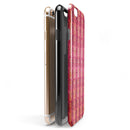 Antique Pink and Yellow Damask Pattern iPhone 6/6s or 6/6s Plus 2-Piece Hybrid INK-Fuzed Case