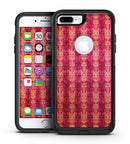 Antique Pink and Yellow Damask Pattern - iPhone 7 or 7 Plus Commuter Case Skin Kit