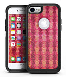 Antique Pink and Yellow Damask Pattern - iPhone 7 or 7 Plus Commuter Case Skin Kit