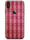 Antique Pink and Yellow Damask Pattern - iPhone X Skin-Kit