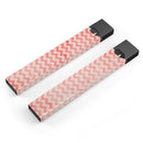 Antique Red Blush Chevron Pattern - Premium Decal Protective Skin-Wrap Sticker compatible with the Juul Labs vaping device