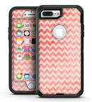 Antique Red Blush Chevron Pattern - iPhone 7 Plus/8 Plus OtterBox Case & Skin Kits