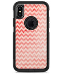 Antique Red Blush Chevron Pattern - iPhone X OtterBox Case & Skin Kits