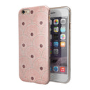 Antique Red and Brown Fish Scales iPhone 6/6s or 6/6s Plus 2-Piece Hybrid INK-Fuzed Case