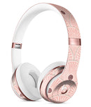 Antique Red and Brown Fish Scales Full-Body Skin Kit for the Beats by Dre Solo 3 Wireless Headphones