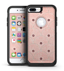 Antique Red and Brown Fish Scales - iPhone 7 or 7 Plus Commuter Case Skin Kit