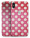 Antique Red and White Polkadot Pattern - iPhone X Skin-Kit