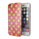 Antique Red and Yellow Polkadot Pattern iPhone 6/6s or 6/6s Plus 2-Piece Hybrid INK-Fuzed Case