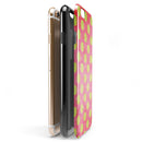 Antique Red and Yellow Polkadot Pattern iPhone 6/6s or 6/6s Plus 2-Piece Hybrid INK-Fuzed Case